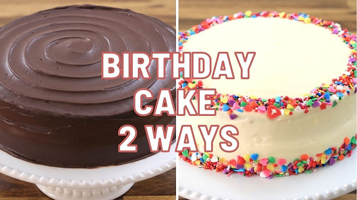 2 Συνταγές τούρτας γενεθλίων
